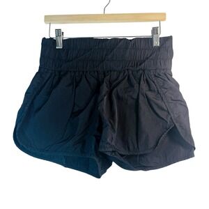 Revival Black High Waist Athletic Shorts Women's Small Lightweight Nylon